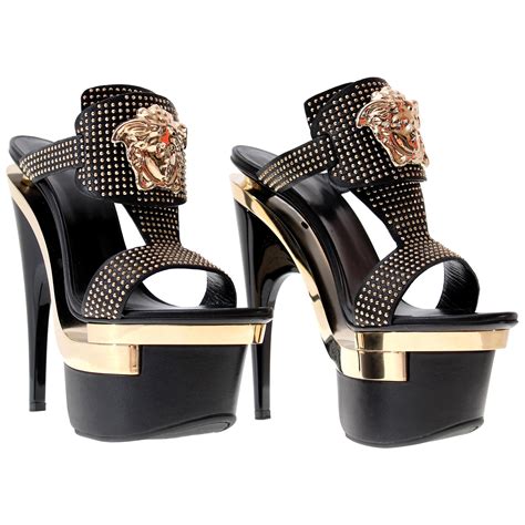 versace girl sandals|versace palazzo high heels.